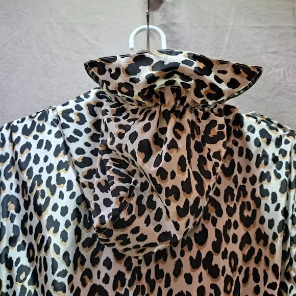 Woman's Spring Leopard Print Jacket - Picture 3 of 6